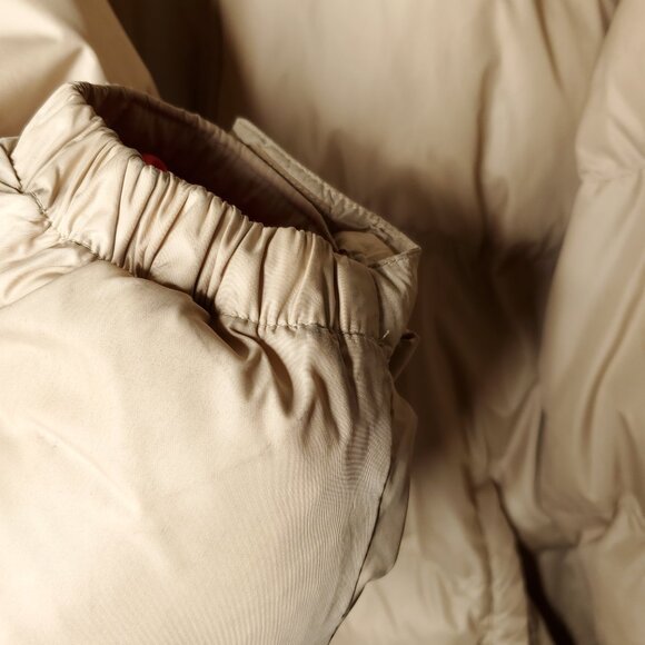 Vintage G UNIT Denim Co 50 Cent Heavyweight Puffer Vest/Jacket Tan Mens Sz 2XL - Picture 5 of 15